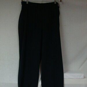 Womens Dark Black Dress Pants 20W short